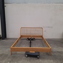 Spindle bed incl. slatted bed base