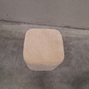Cube pouf - sand