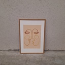 Connecting Poster incl. oak frame (42x60cm) 