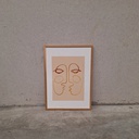 Connecting Poster incl. oak frame (42x60cm) 