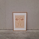 Connecting Poster incl. oak frame (42x60cm) 