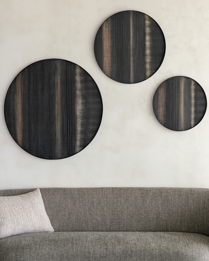 Layered Clay wall art TEMPLATE