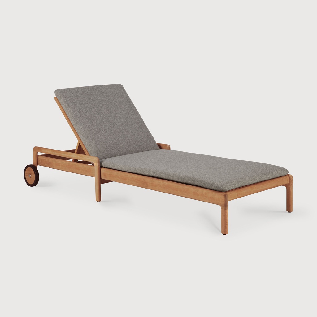 Jack outdoor adjustable lounger thin cushion