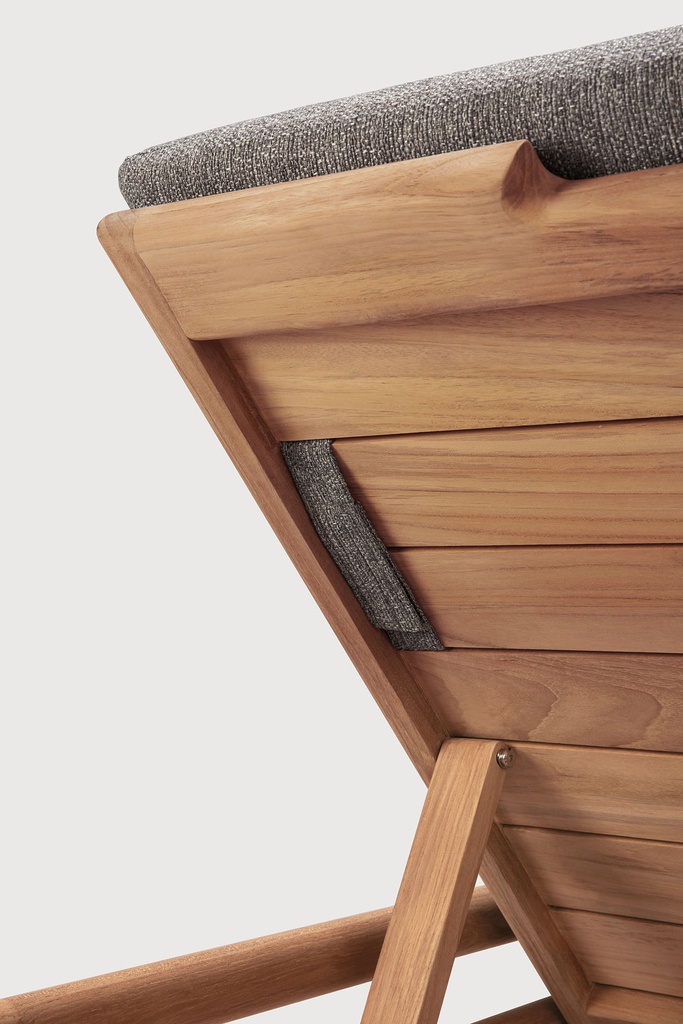 Jack outdoor adjustable lounger thin cushion