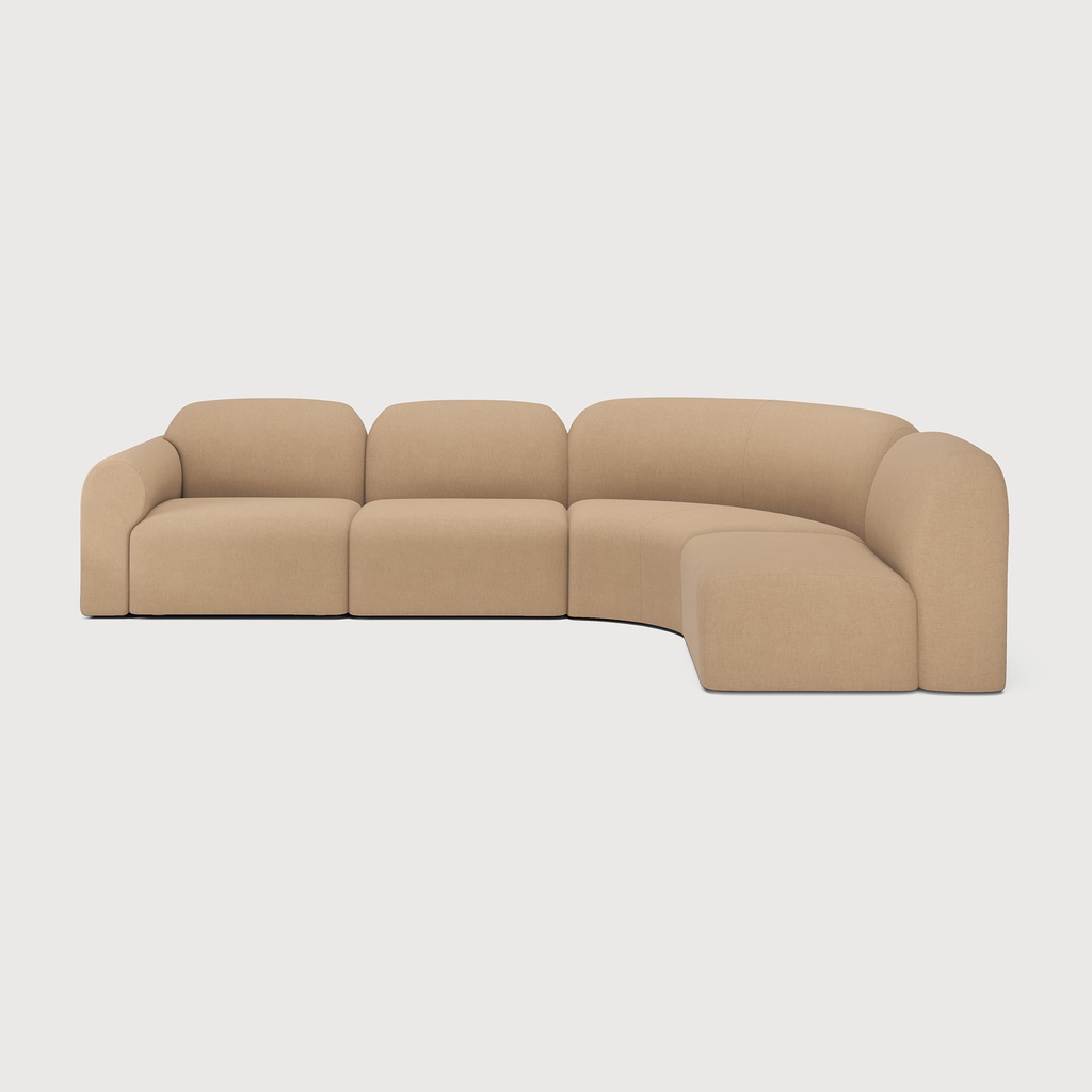 Bulky modular sofa end seater with R arm  TEMPLATE 