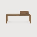 Teak Slice extendable dining table