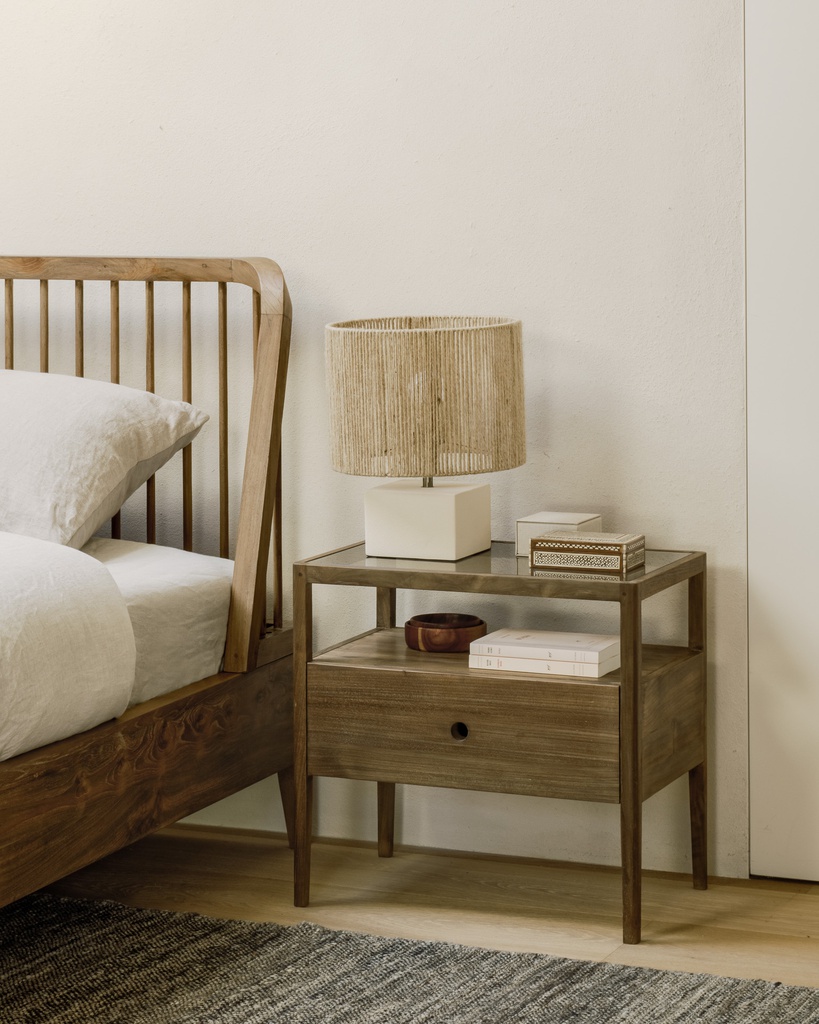 Spindle bedside table TEMPLATE