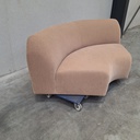 Bulky modular sofa round corner