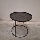 Outdoor tray side table