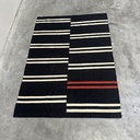 Black Mazandaran kilim rug