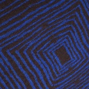 Brown Linear Square cushion