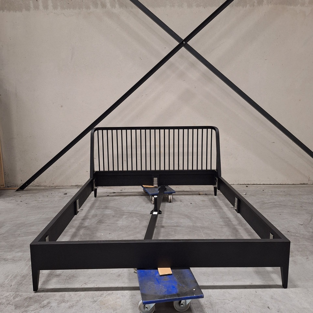 Spindle bed incl. slatted bed base - EU Queen
