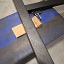 Spindle bed incl. slatted bed base - EU Queen