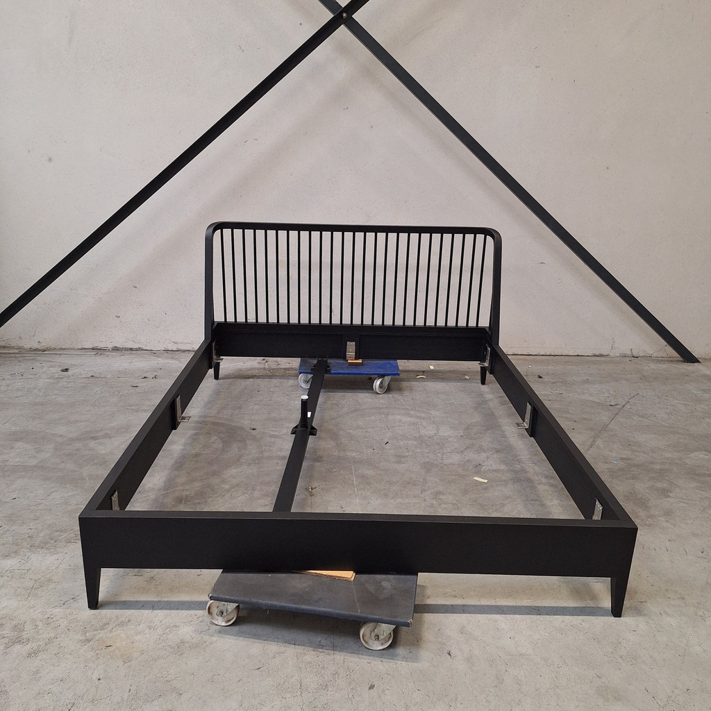 Spindle bed incl. slatted bed base - EU Queen