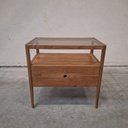 Spindle bedside table