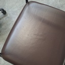 DC lounge chair - chocolate leather