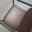 DC lounge chair - chocolate leather
