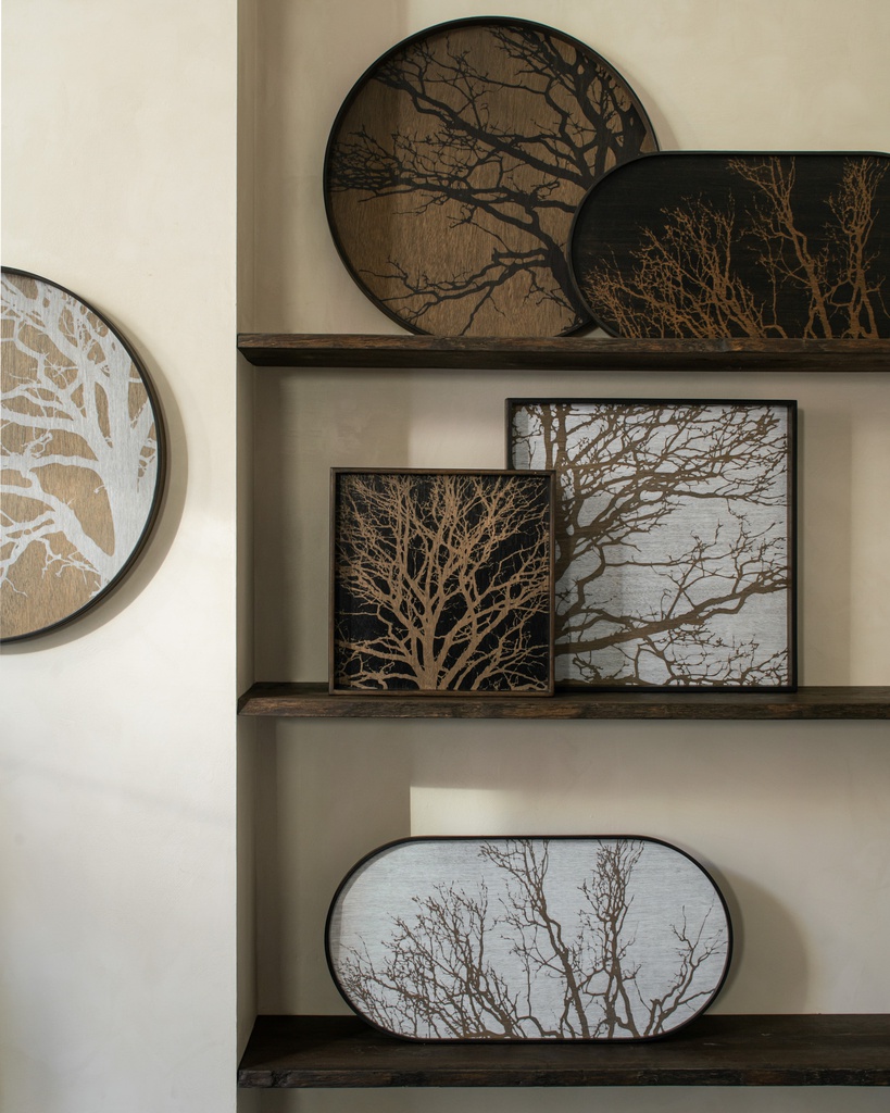 Tree wooden tray TEMPLATE