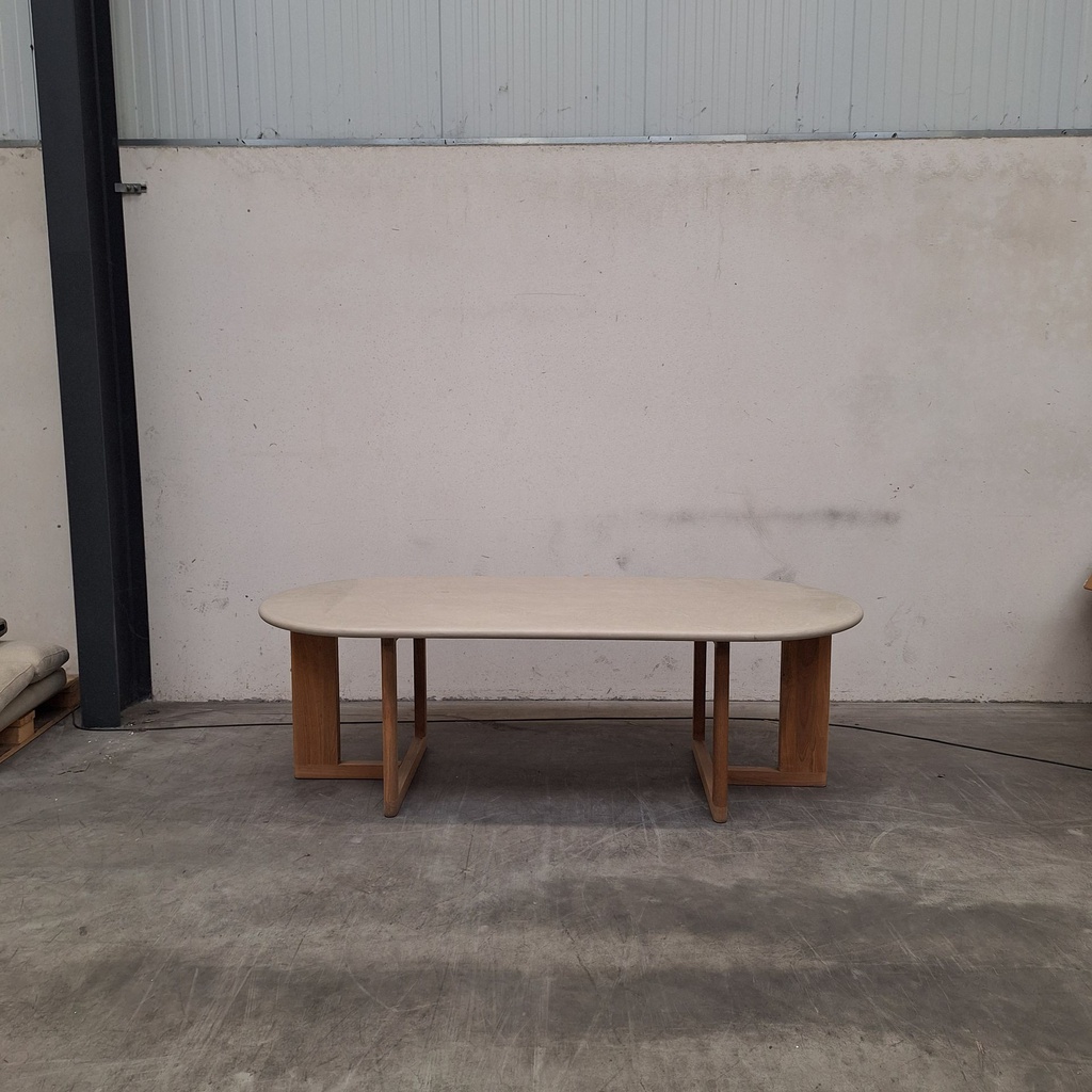 Trestle outdoor dining table - 240cm