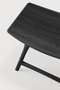 Oak Osso black stool