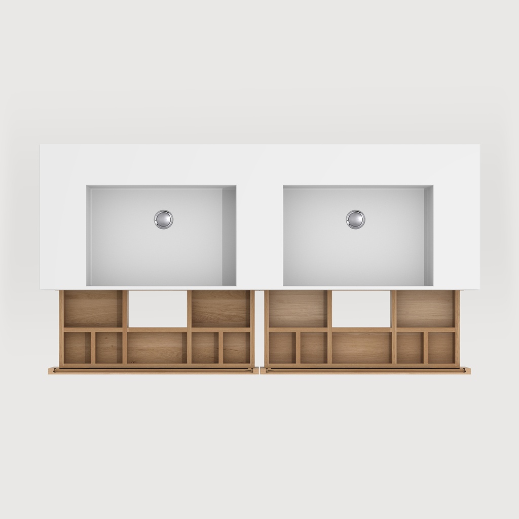 Layers bathroom cabinet - set