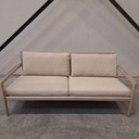 Jack outdoor 2-seater sofa with cushion