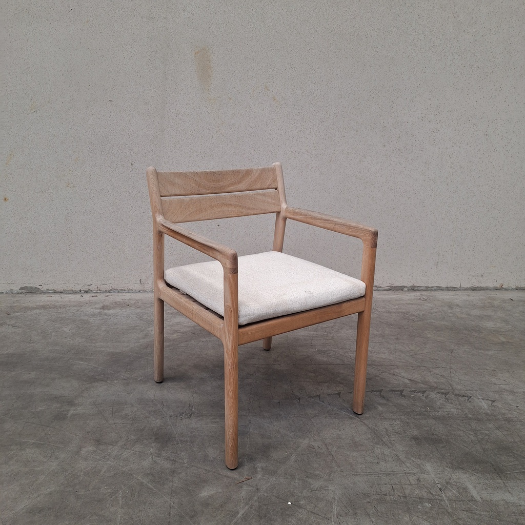 Jack outdoor dining chair cushion (Natural)