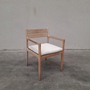 Jack outdoor dining chair cushion (Natural)