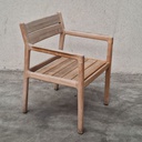 Set of 4 Jack outdoor dining chair frame