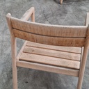 Set of 4 Jack outdoor dining chair frame