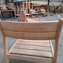 Set of 4 Jack outdoor dining chair frame