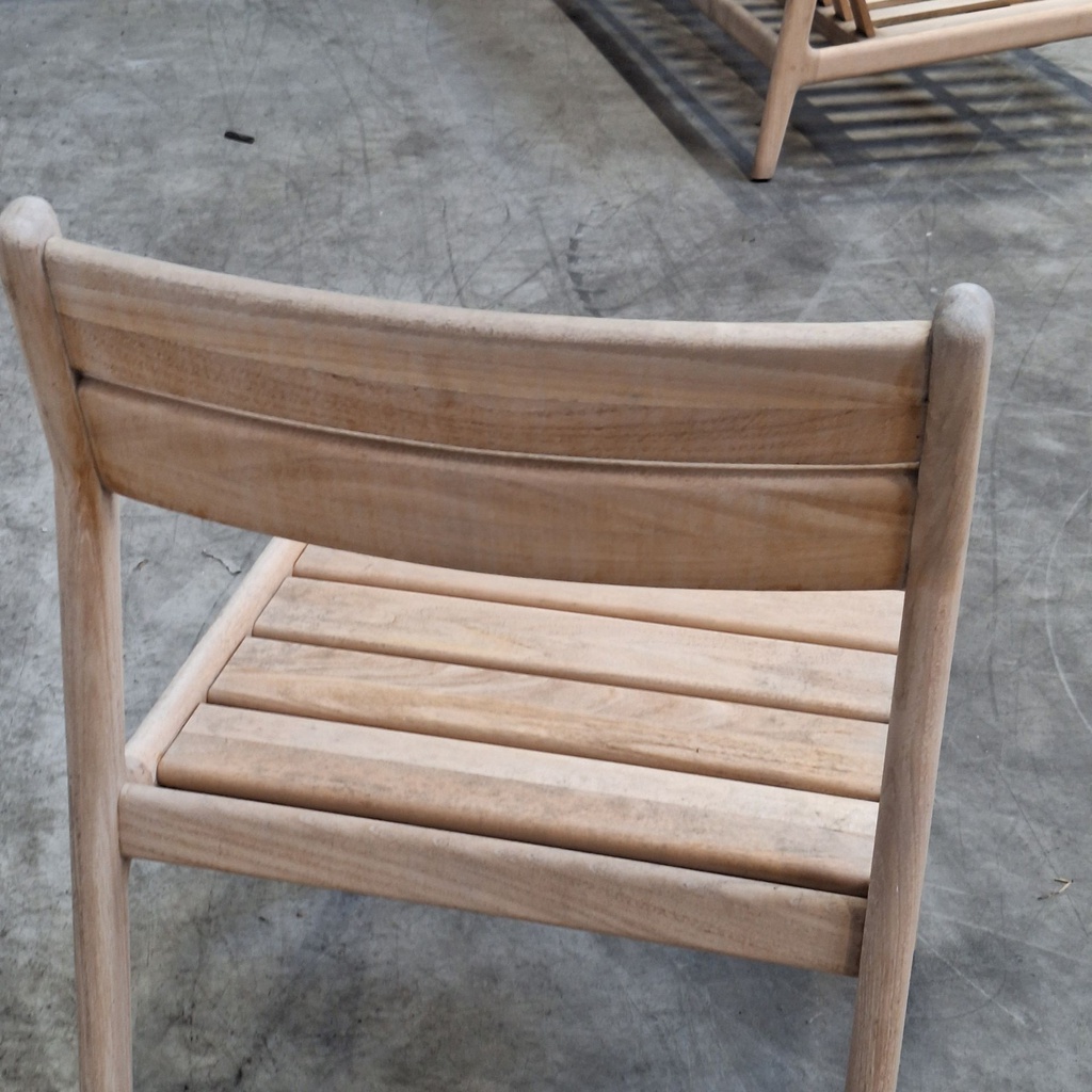 Set of 4 Jack outdoor dining chair frame