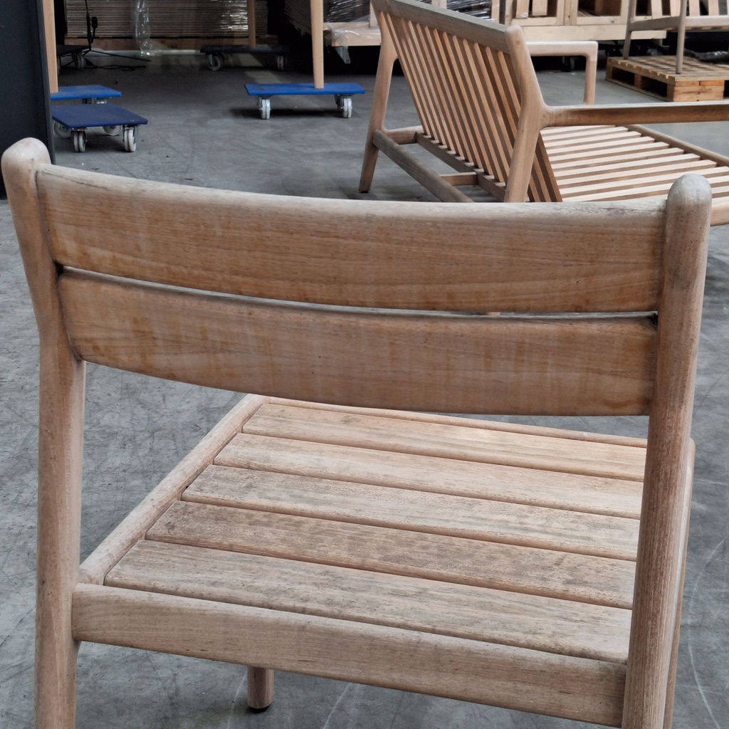 Set of 4 Jack outdoor dining chair frame