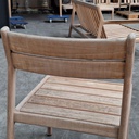 Set of 4 Jack outdoor dining chair frame