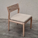 Set of 4 Jack outdoor dining chair cushions (Natural)