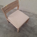 Set of 4 Jack outdoor dining chair cushions (Natural)