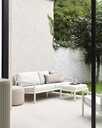 Jack outdoor 2-seater sofa cushion set (Off White) TEMPLATE