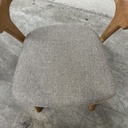 Set of 4 Bok outdoor dining chair cushions (Mocha)