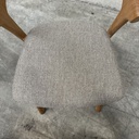 Set of 4 Bok outdoor dining chair cushions (Mocha)