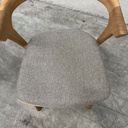 Set of 4 Bok outdoor dining chair cushions (Mocha)