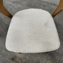 Bok outdoor dining chair cushion (Off White)