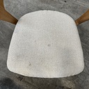 Bok outdoor dining chair cushion (Off White)