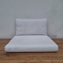 Jack outdoor 2-seater sofa cushion set (Off White)