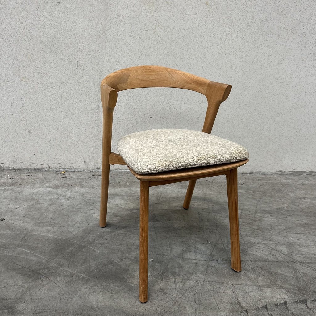 Set of 2 Bok outdoor dining chair cushions