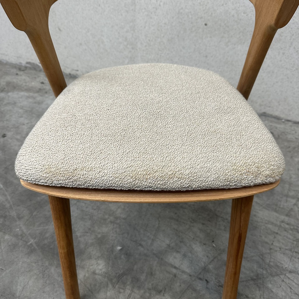 Set of 2 Bok outdoor dining chair cushions