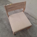 Set of 4 Jack outdoor dining chairs with cushions