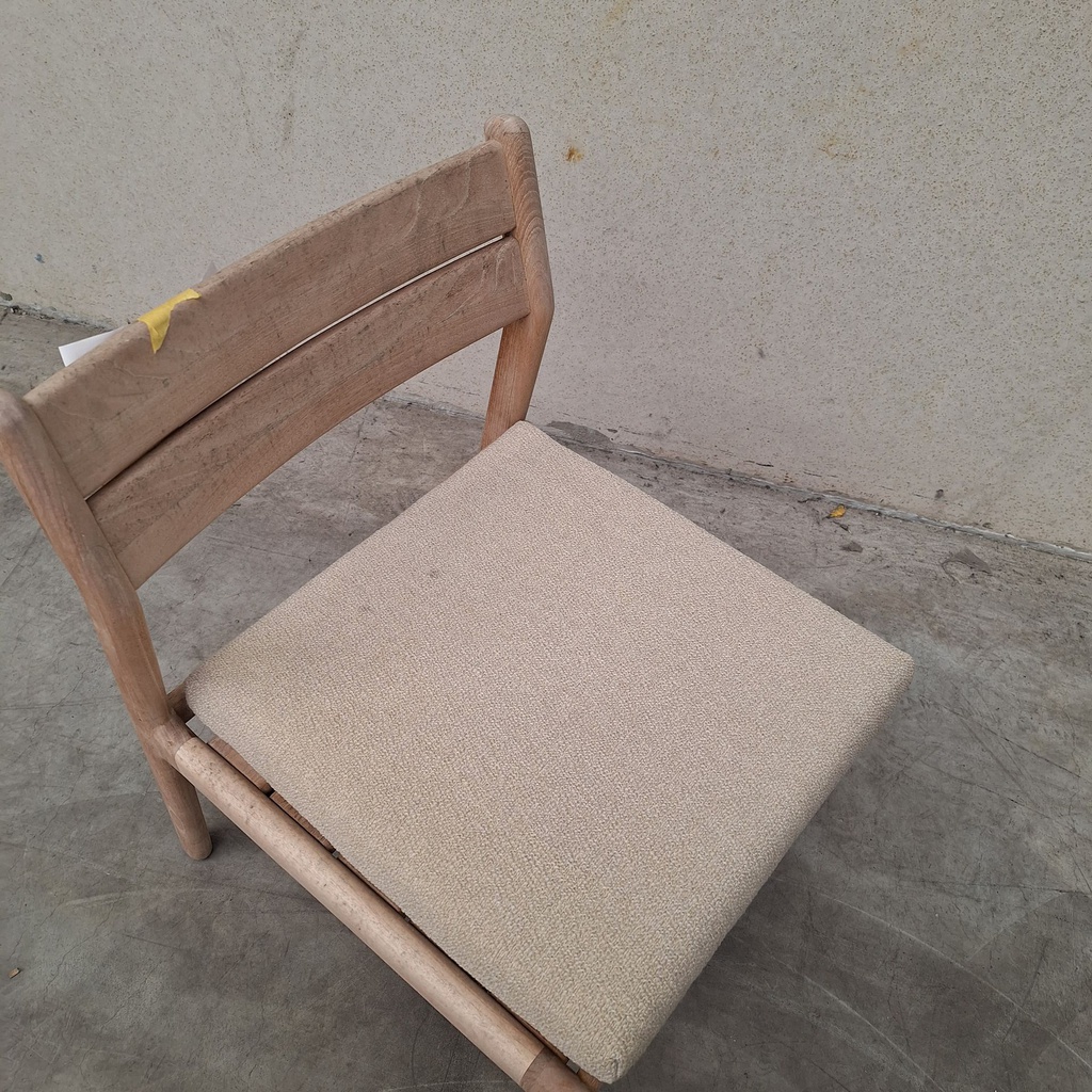 Set of 4 Jack outdoor dining chairs with cushions