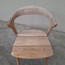 Bok outdoor dining chair with cushion