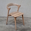 Bok outdoor dining chair with cushion