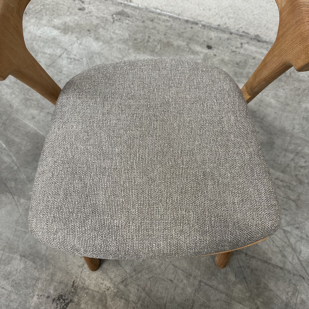 Set of 4 Bok outdoor dining chairs with cushions